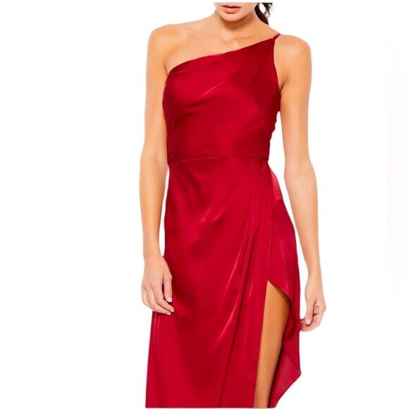 Mac-duggal Women's Red Dress - Picture 3 of 12